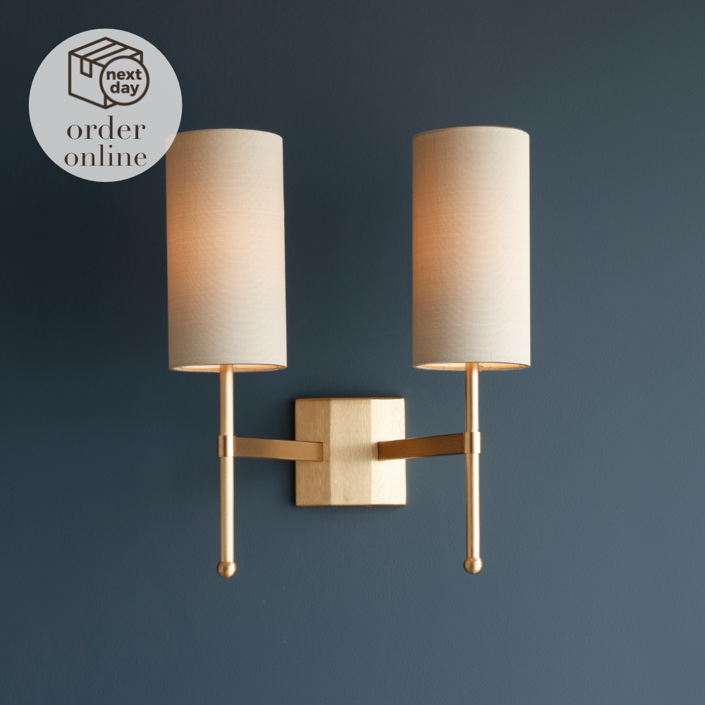 Double Stem Wall Light