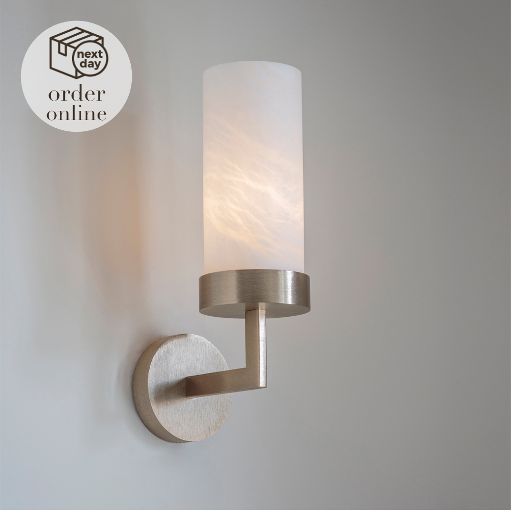 Compass Wall Light with Alabaster